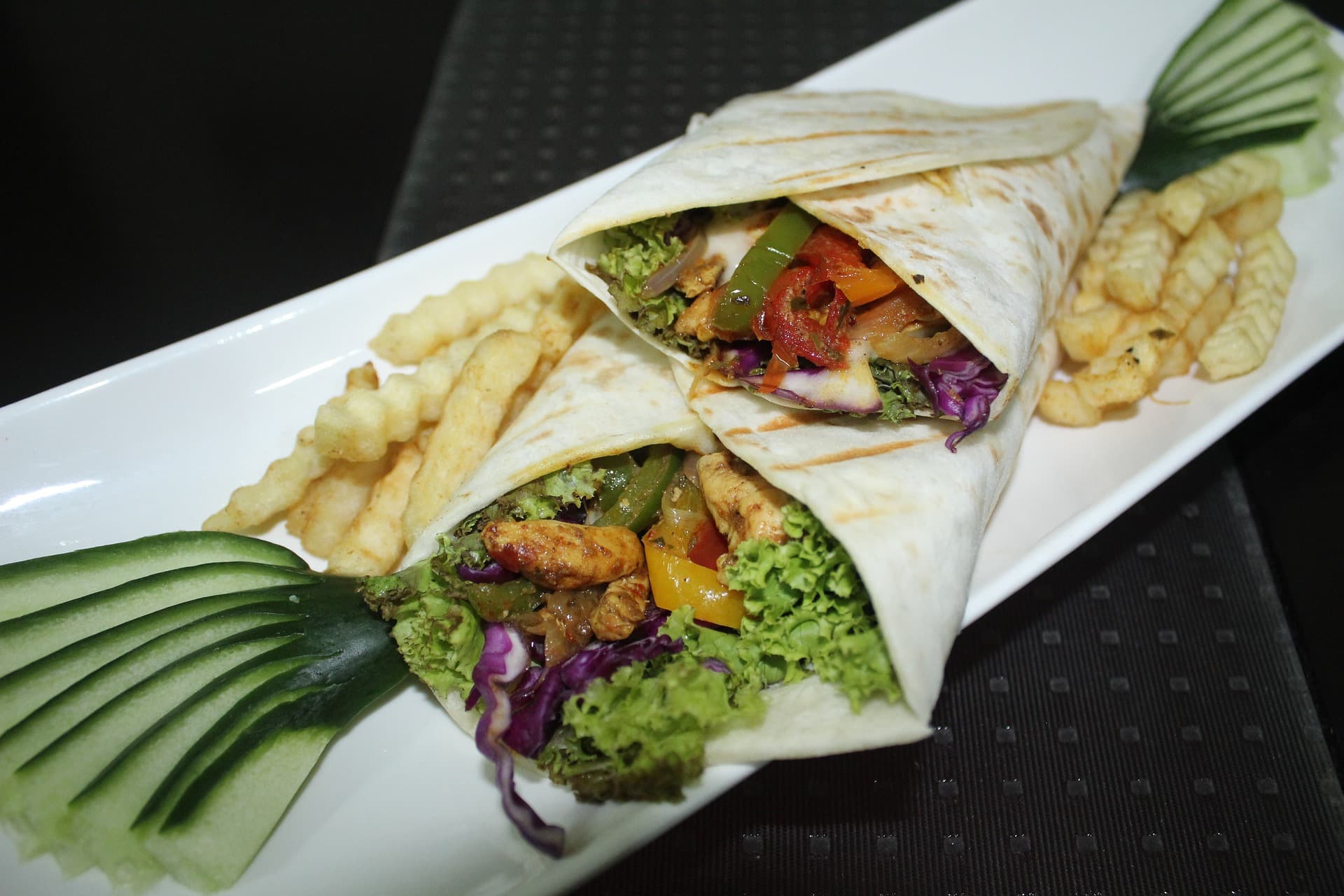 Fajitas au poulet