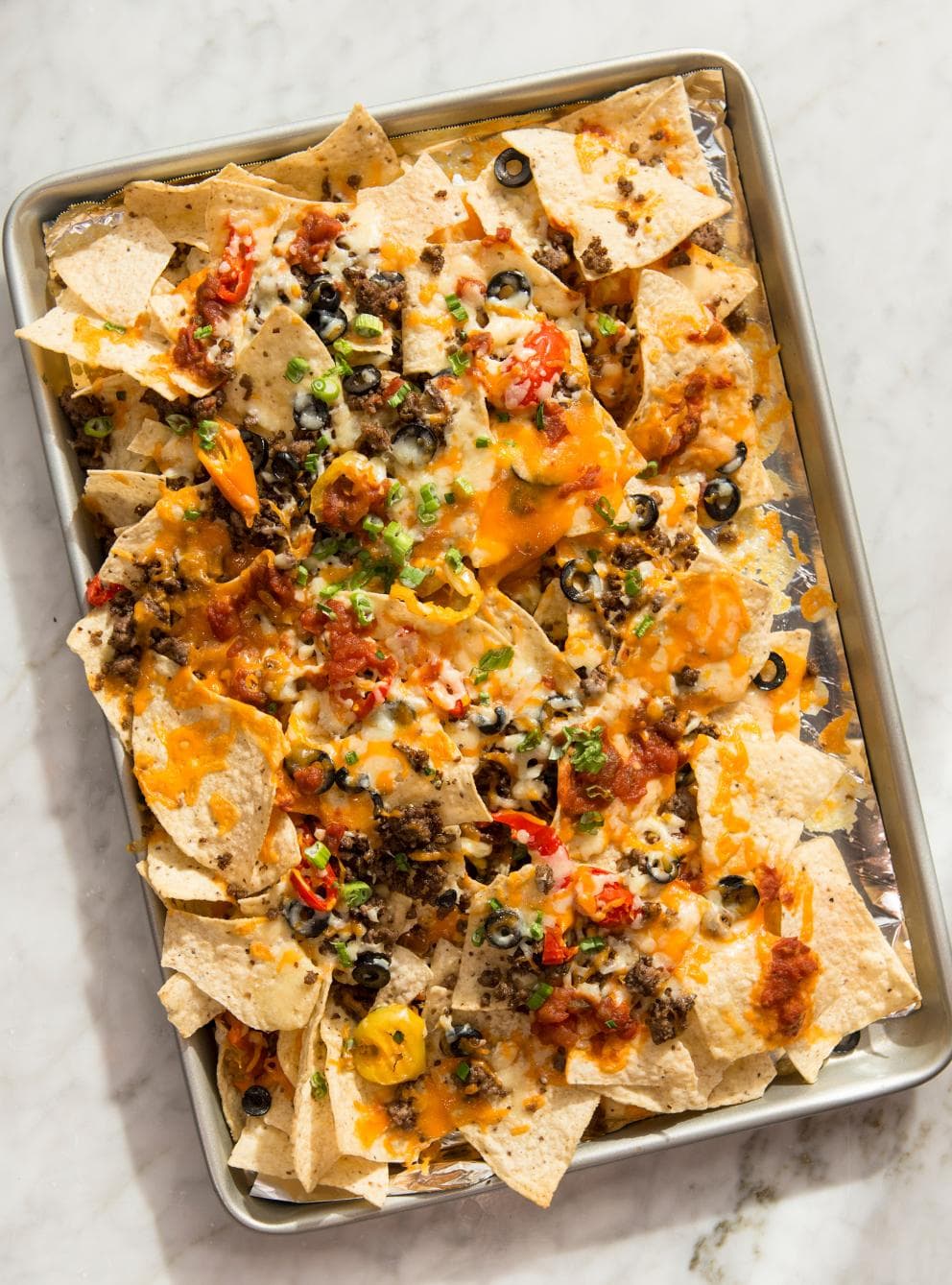 Nachos gratinés