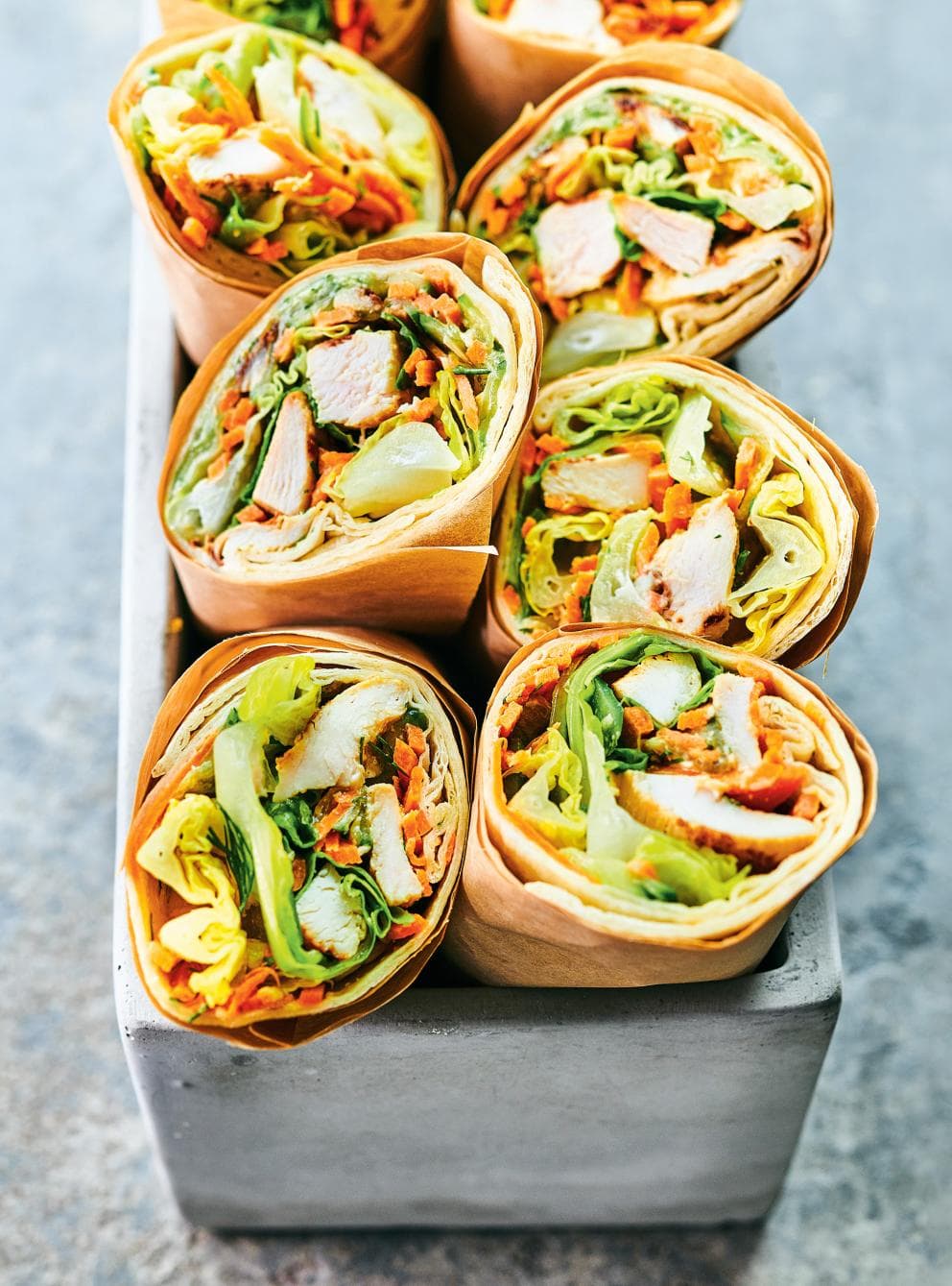 Wrap au poulet grillé
